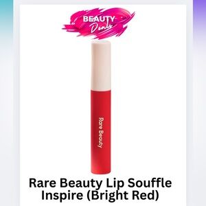 Rare Beauty Lip Souffle “Inspire” Bright Red NWT
